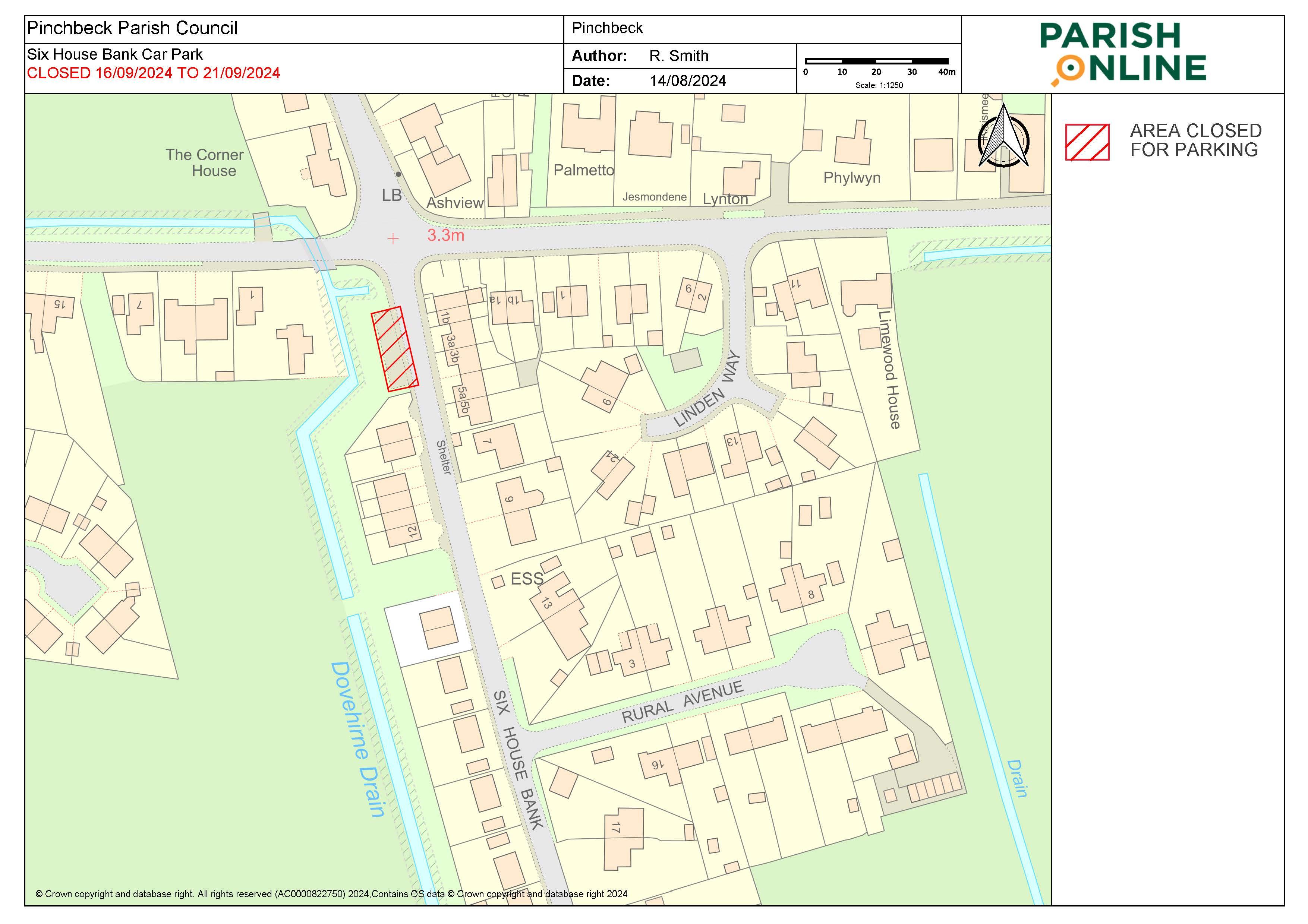 Six House Bank Car Park Closure